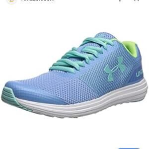 Under Armour Grade School UA Surge RN 4 Blue & green New without box Size 4
